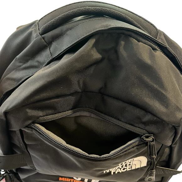 The North Face Black Backpack with Orange Accents - Picture 4 of 15